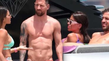 Messi junto a Cesc Fàbregas y sus respectivas parejas en un lujoso yate por Ibiza.