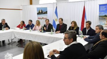 El gobernador Gustavo Bordet