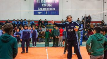 Jon Uriarte fue uno de los íconos del olimpismo que prestigió las celebraciones en Gualeguaychú