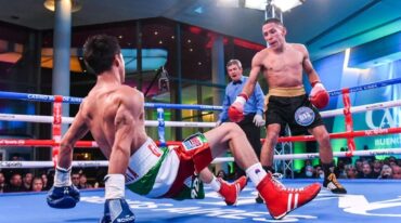 El concordiense Blanc cerró mejor la pelea para quedarse con la victoria. Boxeo de Primera