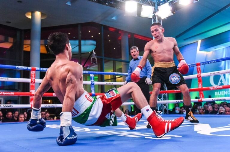 El concordiense Blanc cerró mejor la pelea para quedarse con la victoria. Boxeo de Primera