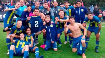 Los canallas ganaron el clásico en primera de la Rosarina. Gentileza.