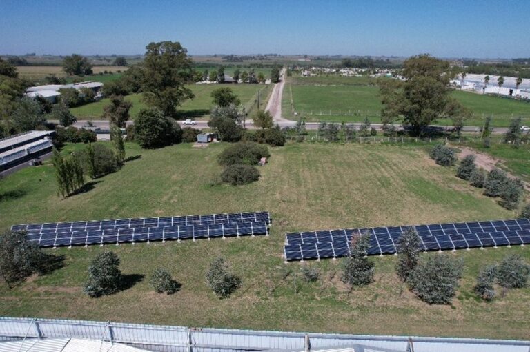 En esta primera etapa se montaron se montaron 144 paneles