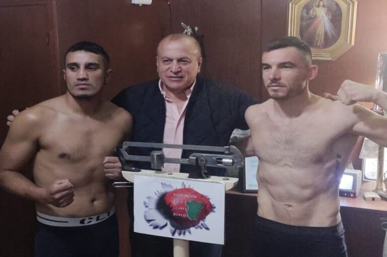 El paranaense Garateguy y el tucumano Presbich combatirán en el predio de la Sociedad Rural de Yerba Buena. FOTO: Gentileza Juan Espíndola