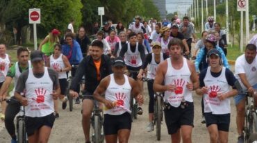 "Los niños no mienten" es el lema de la carrera.