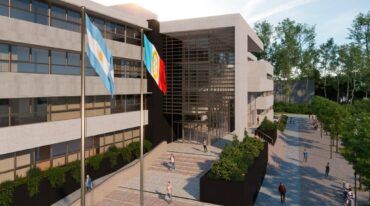 El ambicioso proyecto del edificio judicial que se construirá en Casilda. Gentileza
