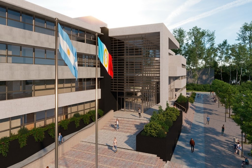 El ambicioso proyecto del edificio judicial que se construirá en Casilda. Gentileza