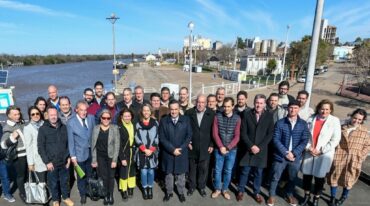 El puerto de Concepción del Uruguay fue la sede de la primera reunión para la puesta en marcha de la agencia para promoción de exportaciones.