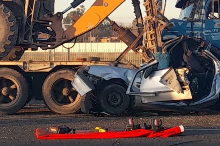 El choque en la autovía se produjo en cadena