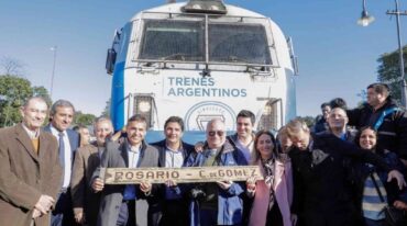 En mayo se realizó un viaje experimental del tramo Rosario - Cañada de Gómez.  Gentileza