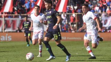 Unión y Huracán igualaron en un partido parejo. Pablo Aguirre.