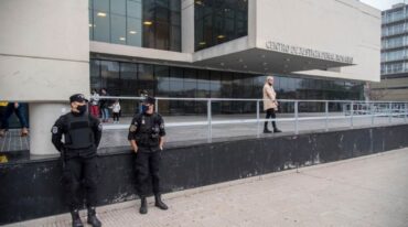 La audiencia imputativa se celebró este lunes en el Centro de Justicia Penal de Rosario. Archivo.