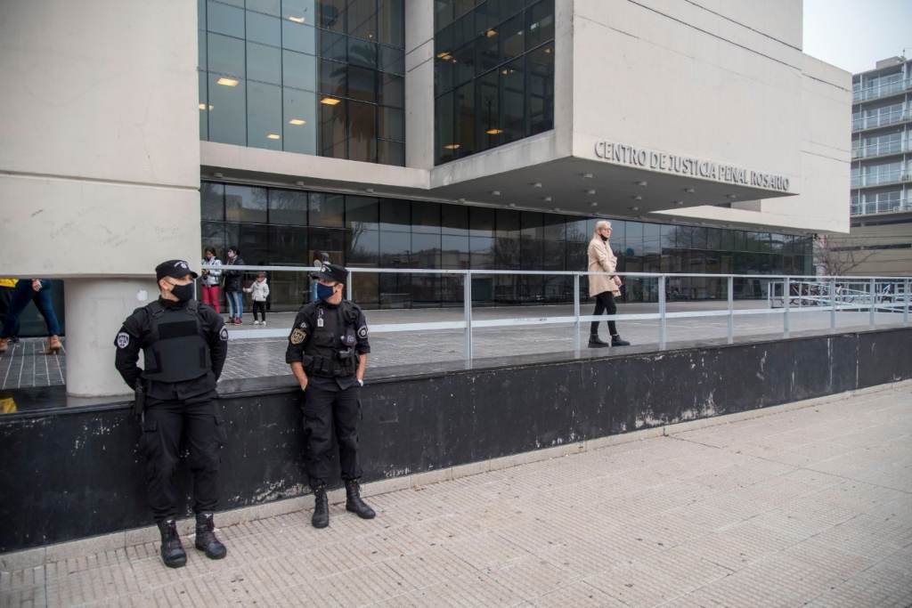 La audiencia imputativa se celebró este lunes en el Centro de Justicia Penal de Rosario. Archivo.