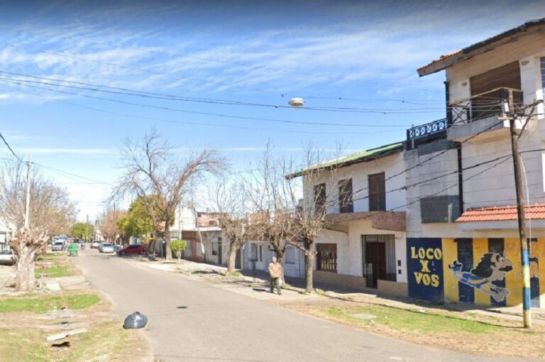 La cuadra donde se produjo el asesinato. Google Street View.
