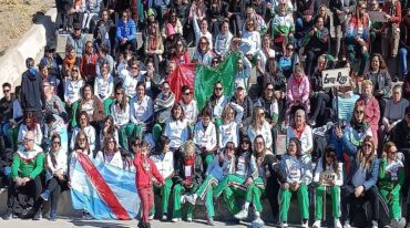 La delegación entrerriana contó con unas 70 personas de distintos puntos de la provincia.