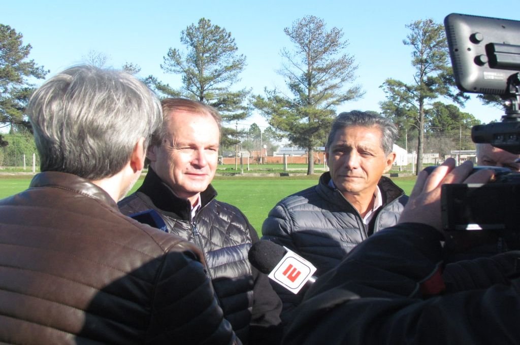 El gobernador Bordet