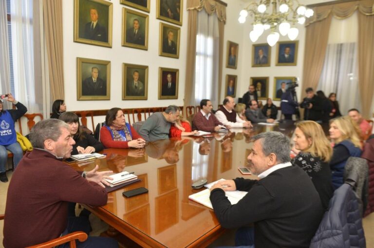 En el encuentro con el ministro Ballay estuvieron presentes