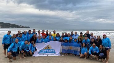 Hermosa postal del plantel argentino