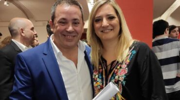 Sebastián Julierac Pinasco y Lucila Lehmann. Archivo.
