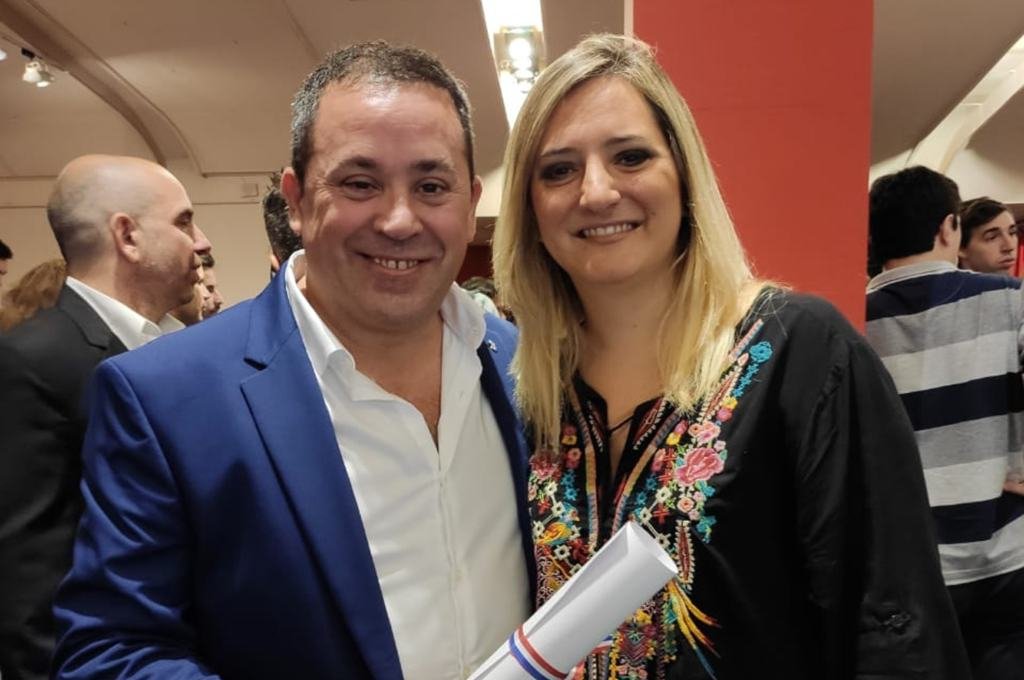 Sebastián Julierac Pinasco y Lucila Lehmann. Archivo.