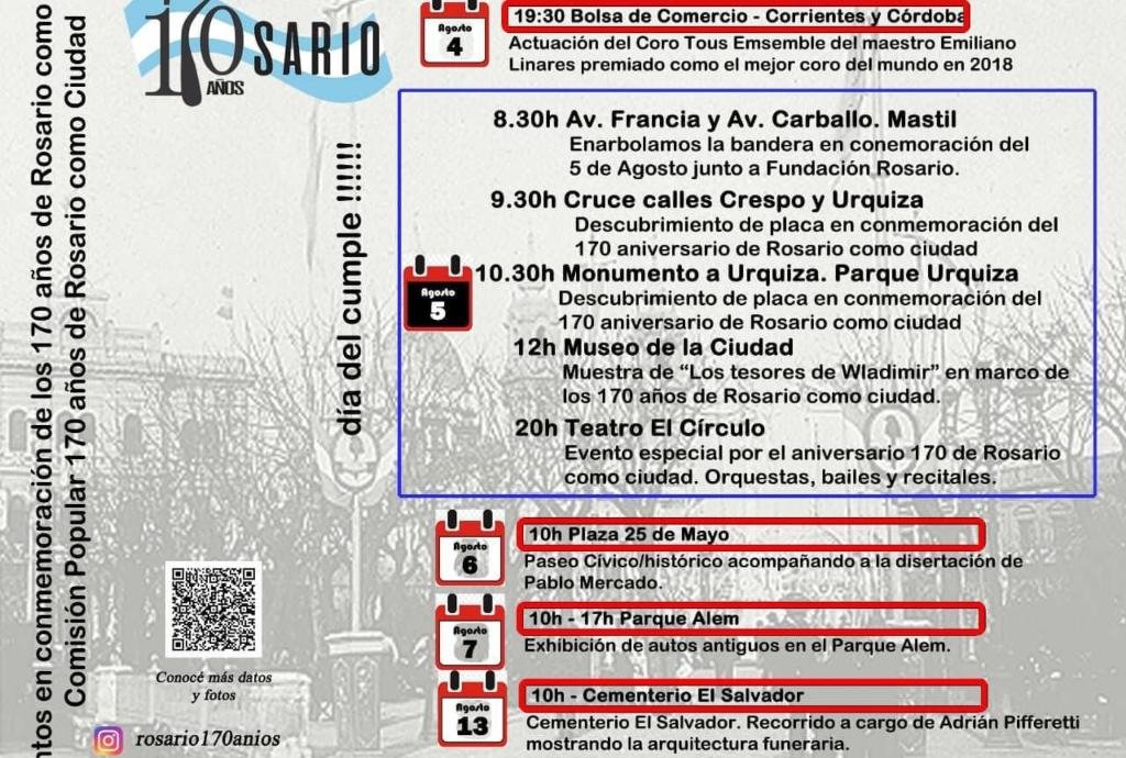 Las actividades son variadas y ya comenzaron este miércoles 3 de agosto. Gentileza.