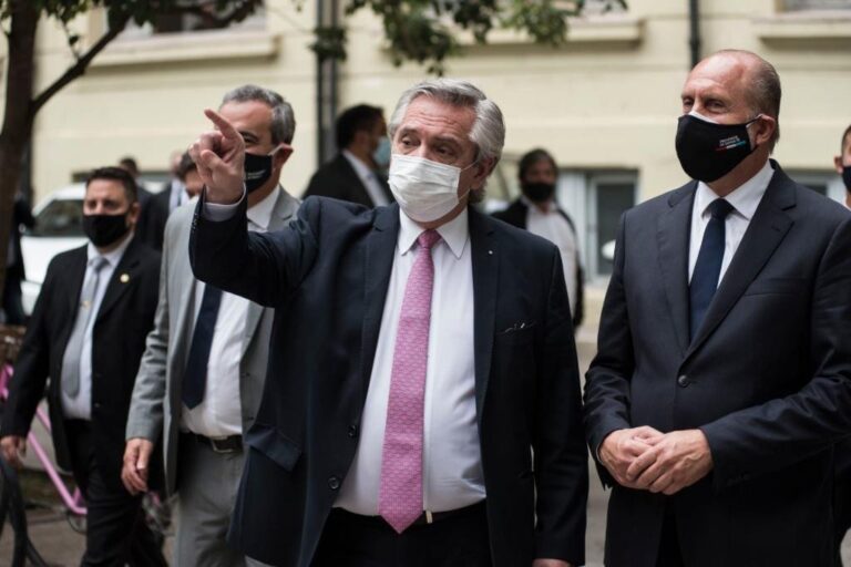 El presidente Fernández regresa a la provincia. Archivo/Marcelo Manera.