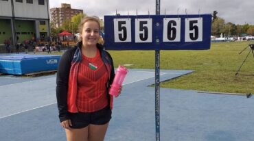 Massera tras participar en el Campeonato Sudamericano para menores de 23 años