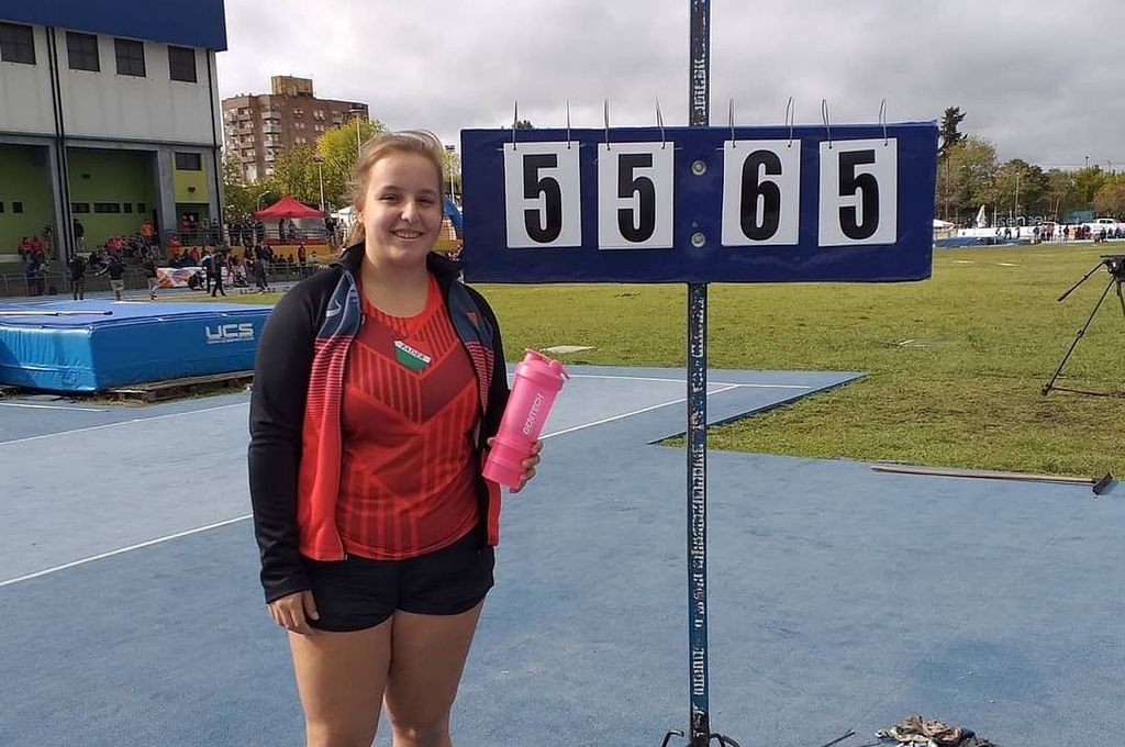 Massera tras participar en el Campeonato Sudamericano para menores de 23 años