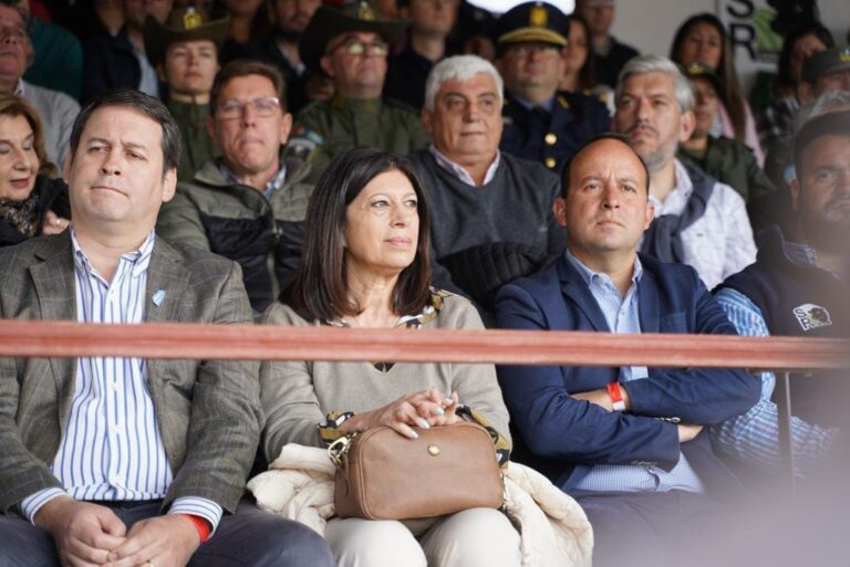 La diputada provincial estuvo en la ExpoVenado. Gentileza.