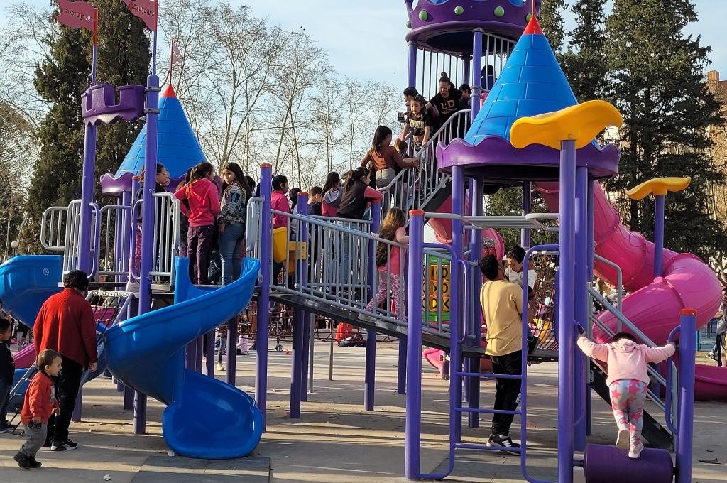 Los más chicos festejaron el Día de las Infancias con muchas actividades. Gentileza.