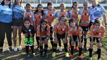 Las chicas de Sub 12 de Belgrano representan a uno de los clubes que participan.