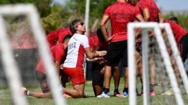 Heinze está muy entusiasmado con su proyecto en Newell's. Gentileza: prensa Newell's Old Boys.