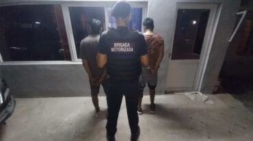 A los sujetos detenidos se les abrió una causa por tenencia de drogas. Gentileza.