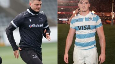 Rubiolo ya debutó en Los Pumas y ahora hará su primera experiencia en el exterior. Fotomontaje.