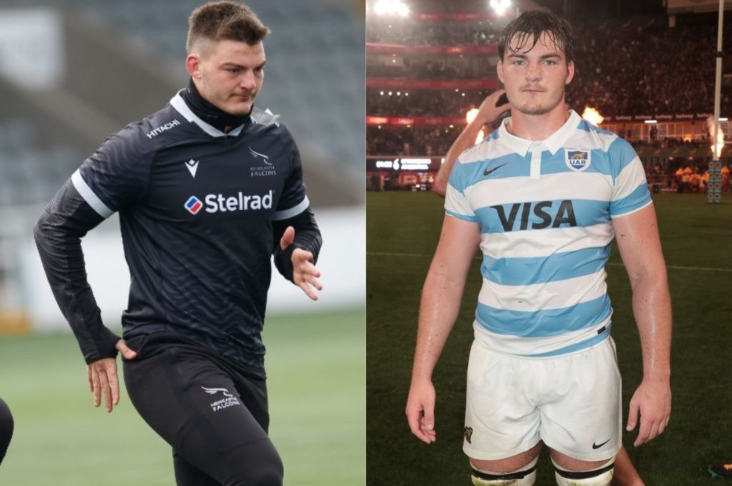Rubiolo ya debutó en Los Pumas y ahora hará su primera experiencia en el exterior. Fotomontaje.