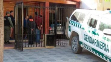Gendermería Nacional allanó un domicilio en Rafaela. Gentileza.