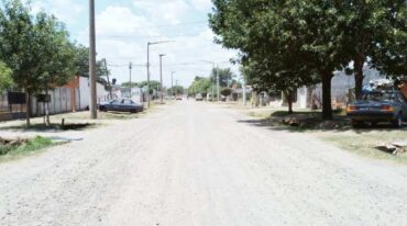 La cuadra donde se produjo el crimen. Gentileza.