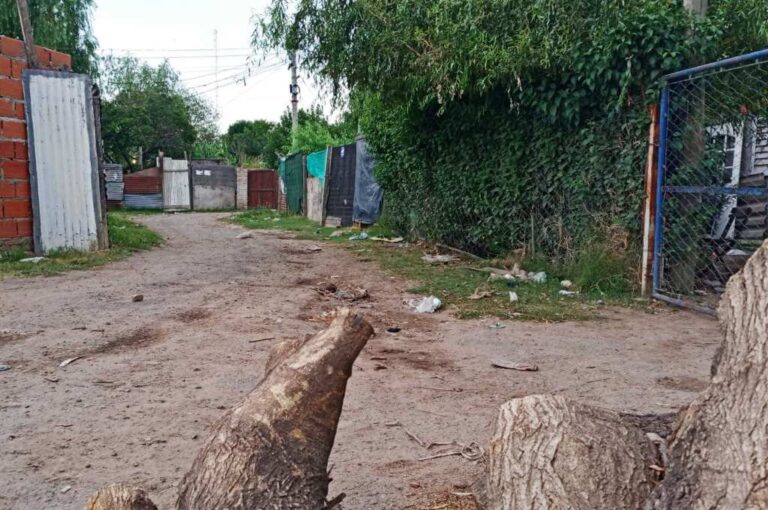 El hecho se registró en el barrio conocido como Camino Muerto. Gentileza: Somos Rosario.