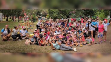 El Parque Gazzano es uno de los lugares donde los chicos se divierten.