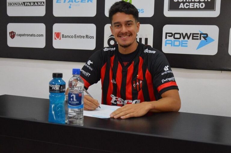 Sebastián Malimberni rompió redes en el Paraná Campaña y sueña con jugar la Copa Libertadores con Patronato.  Prensa Patronato