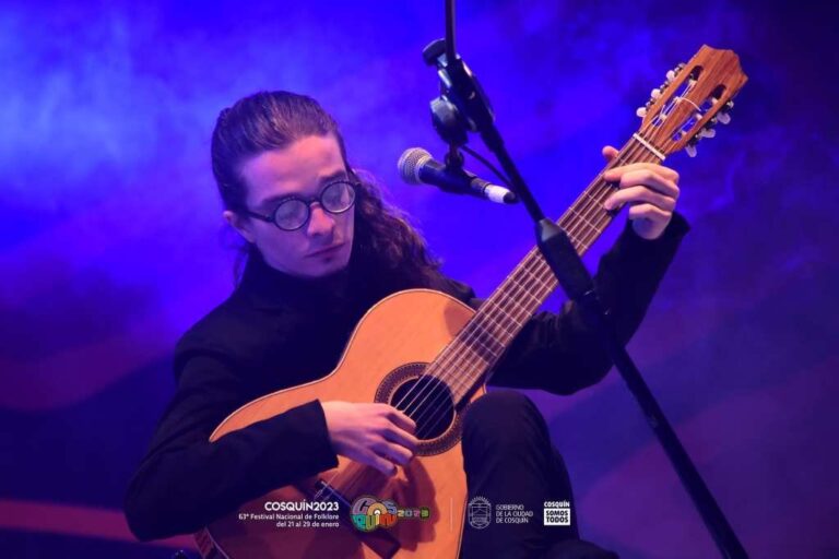 Agustín Sánchez. Gentileza: prensa Festival Nacional de Folklore.