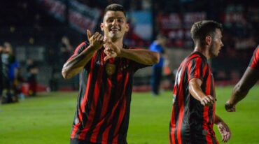 Ignacio Russo marcó goles en los amistosos y en el estreno de Patronato por Copa Argentina. Foto: Prensa Patronato