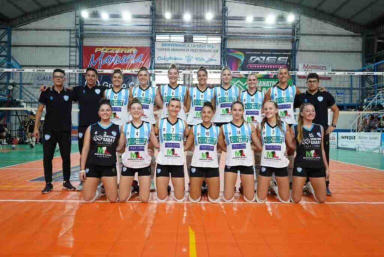 Las doras ganaron sus dos encuentros del fin de semana. Gentileza: prensa FEVA.