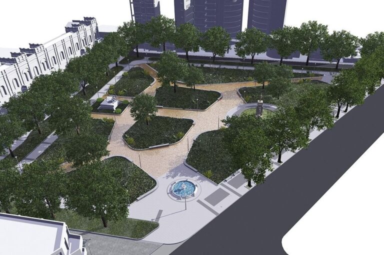 Maqueta virtual de cómo quedará la plaza Carbó.