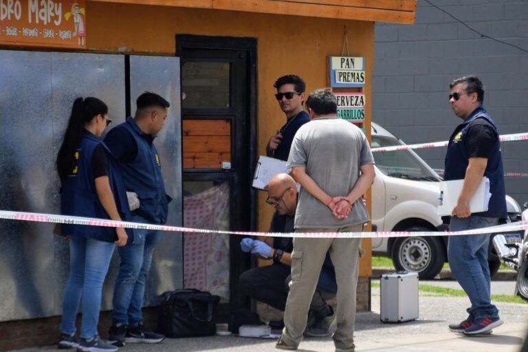 La víctima fue ultimada a balazos. Marcelo Manera