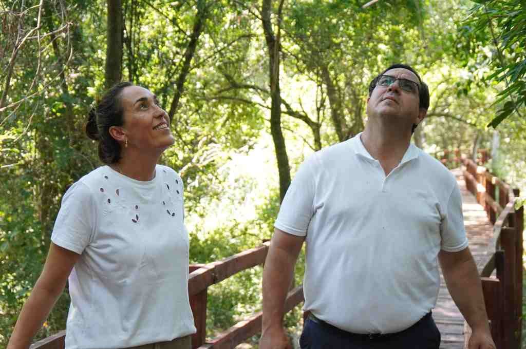 La ministra Gonnet y el intendente de Reconquista