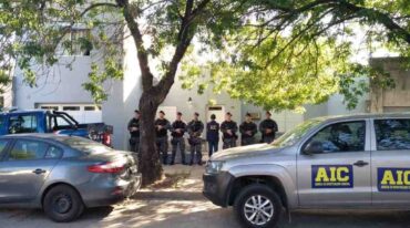 Tres viviendas allanadas y una persona detenida. Gentileza.
