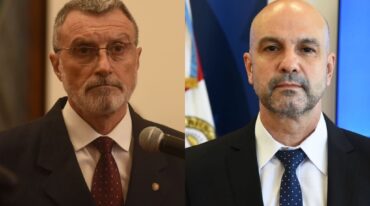 Izquierda: Rubén Rimoldi. Derecha: Claudio Brilloni