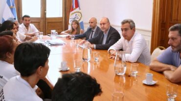 Los concurrentes a la reunión de Perotti