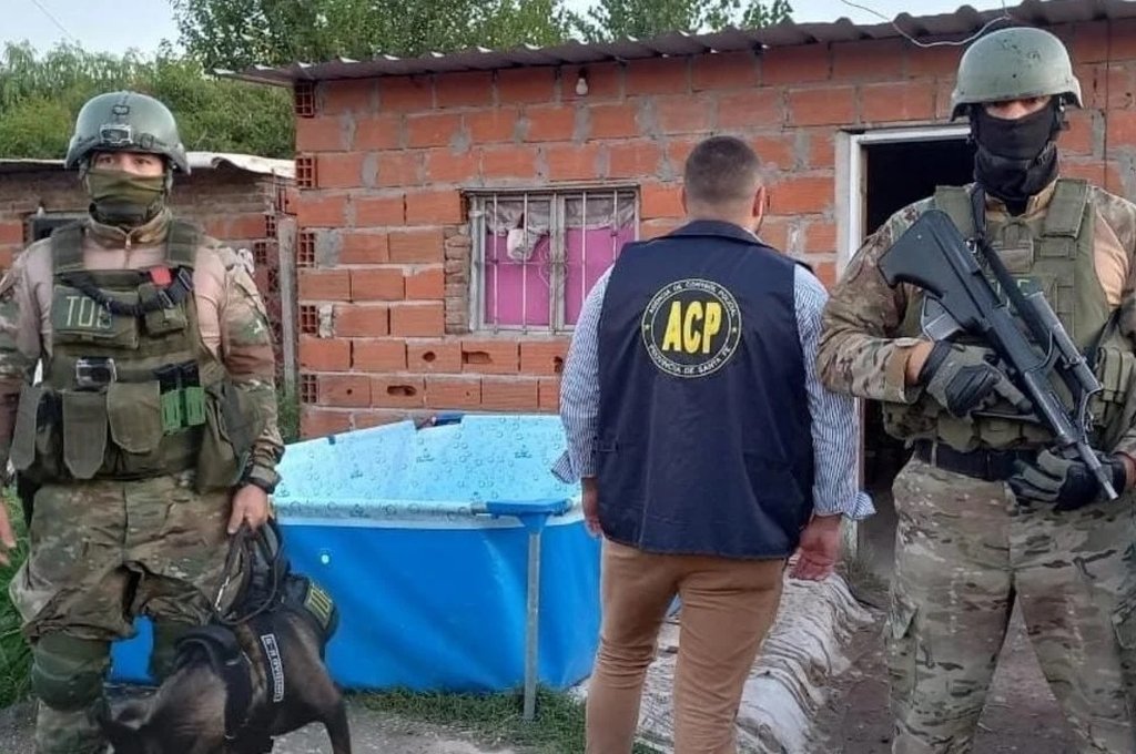 La detención se dio tras una serie de allanamientos de la ACP. gentileza